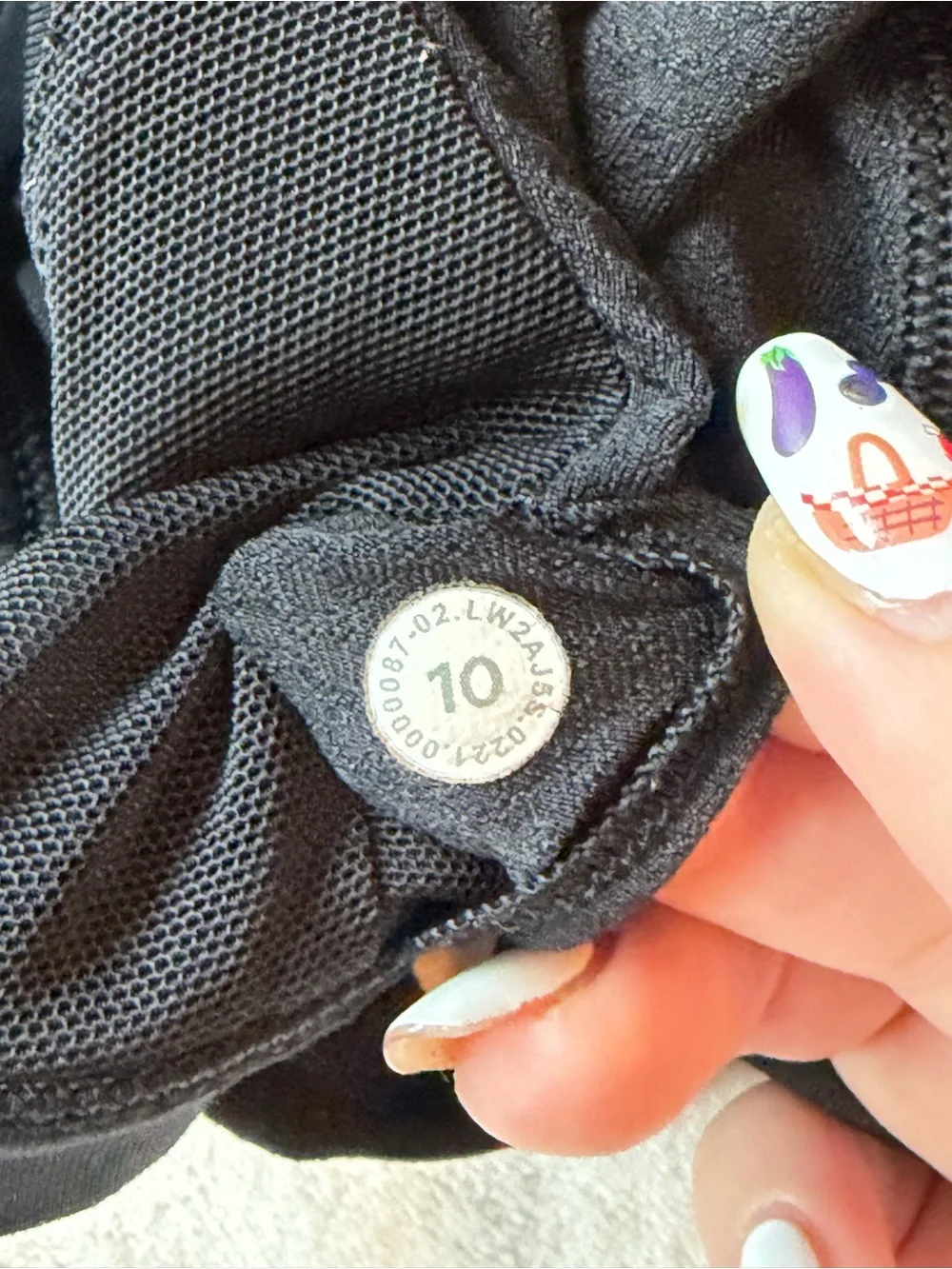 Lululemon W2AJ5S 10 Free To Be Serene Bra Luxtreme Lycra Fibre C/D Light Support